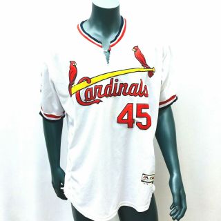Bob Gibson 45 St Louis Cardinals Jersey Size 48 Major League Baseball Jersey