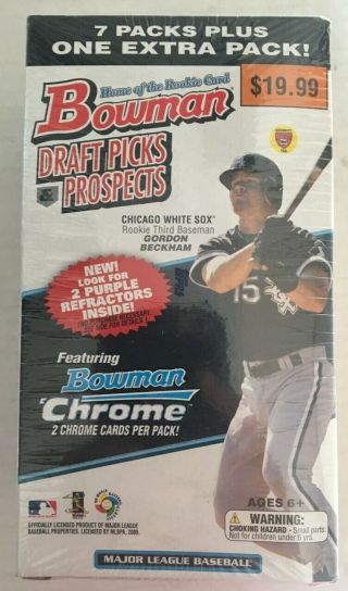 2009 Bowman Draft Picks & Prospects Retail Blaster Box Factory Trout Rc