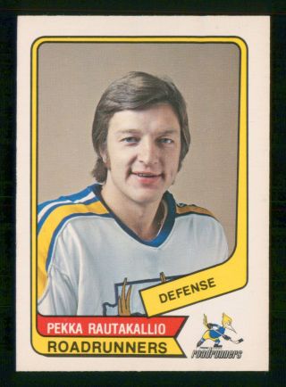 Pekka Rautakallio Rc 76 - 77 Wha O - Pee - Chee Wha 1976 - 77 No 116 Nrmint,  23397