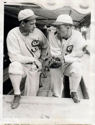1928 White Sox Manager Ed Walsh (hof) & Son Edward Arthur Walsh Type 1 Photo 6x8