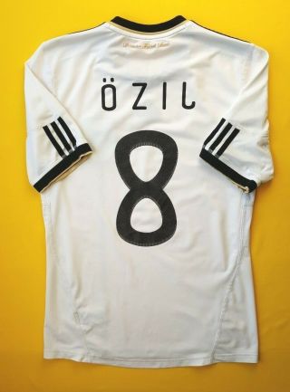 4.  4/5 Ozil Germany Soccer Jersey Small 2010 2012 Shirt P41477 Adidas Ig93