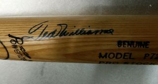 Ted Williams Signed P72 Louisville Slugger Boston Red Sox