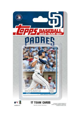 2019 Topps Factory Team Set - 17 Cards - San Diego Padres