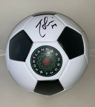 Tobin Heath Team Usa Signed F/s Portland Thorns Soccer Ball Autographed