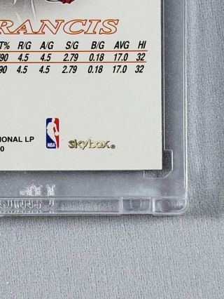 1999 2000 99 00 Skybox Premium Ruby Steve Francis 44/45 RC Houston Rockets NBA 8