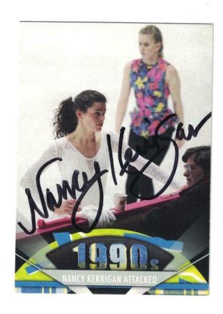 Nancy Kerrigan Signed Autographed 2011 Topps Card Us Olympics Figure Skating