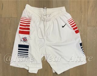 Nike Team Authentic Fresno State Bulldogs Basketball Shorts Sz Xl Red