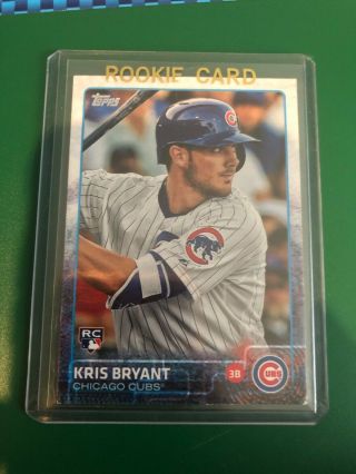 Kris Bryant Rookie Card Chicago Cubs 2015 Topps $$ Baseball Rc