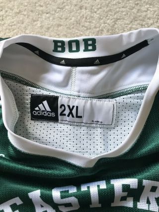 2015 Eastern Michigan University Adidas Authentic Game Worn Issued Jersey 3