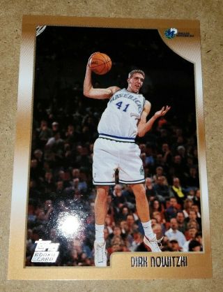 Dirk Nowitzki - 1998 - 99 Topps - Rookie - Dallas Mavericks