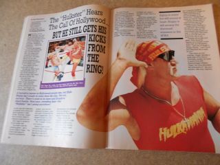 PRO WRESTLING ILLUSTRATED JANUARY 1991 WWF/NWA HULK HOGAN Kerry Von Erich Poster 3