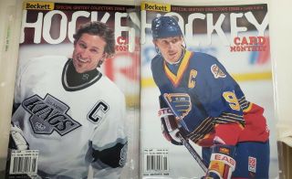 1998 Beckett Collectors Issue 2 & 3 Wayne Gretzky Kings & Blues