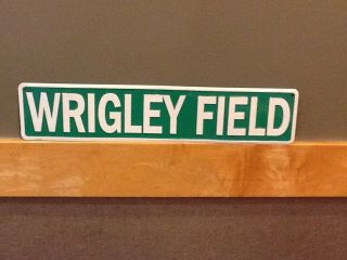 Wrigley Field Baseball Stadium 6x36 Metal Street Sign Indoor Outdoor Cubs