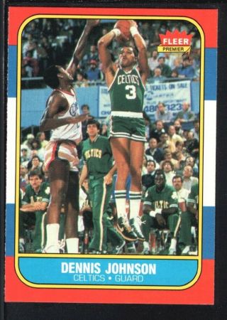 Dennis Johnson 1986/87 Fleer Basketball Card 50 Celltics