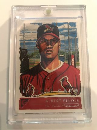 2001 Topps Gallery Albert Pujols St.  Louis Cardinals 135 Baseball Card