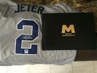Derek Jeter Signed Autographed Jersey York Yankees matching COA’S 4