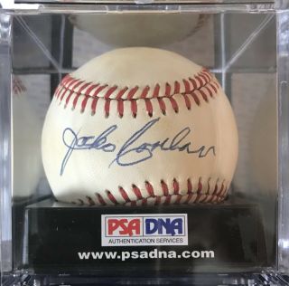 Jocko Conlan Autographed National League (feeney) Baseball,  Umpire,  Psa