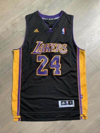 Adidas Lakers Kobe Bryant 24 Hollywood Nights Nba Jersey Size M