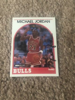 Michael Jordan Autograph Card