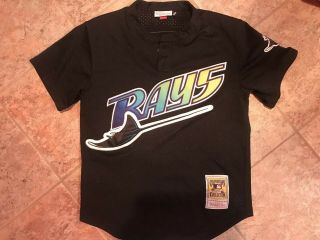 Mitchell & Ness Tampa Bay Devil Rays Jersey Wade Boggs Size Small (36)
