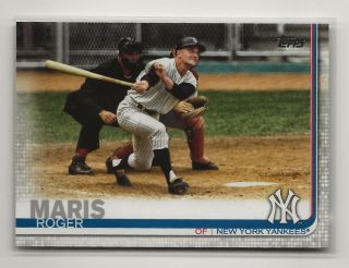 Roger Maris 2019 Topps Series 2 Short Print Ssp 503 Yankees Variation