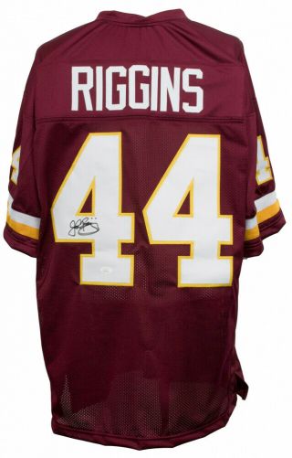 John Riggins Signed Washington Redskins Jersey (jsa) Bowl Mvp (xvii)