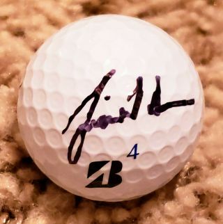 Tiger Woods Signed Autographed Golf Ball With.