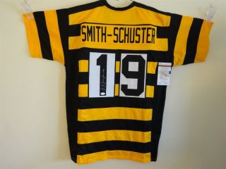 Juju Smith - Schuster Signed Auto Pittsburgh Steelers Throwback Jersey Jsa