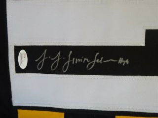 JUJU SMITH - SCHUSTER SIGNED AUTO PITTSBURGH STEELERS THROWBACK JERSEY JSA 2
