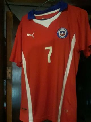 2014 chile alexis puma soccer jersey,  large 4