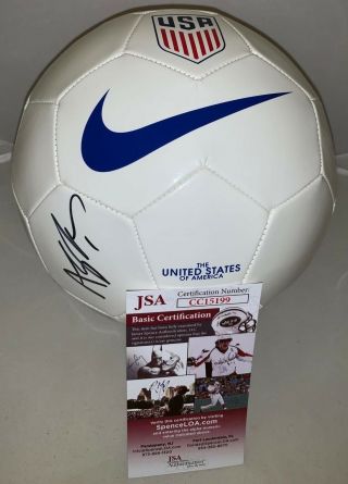 Alyssa Naeher Usa Womens Soccer Signed Team Usa Soccer Ball Autographed Jsa