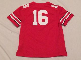 Pre - owned Team Nike Ohio State Buckeyes Football Jersey Youth Size 7 5