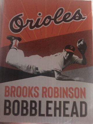 Baltimore Orioles Brooks Robinson Bobblehead Sga 7/16/19