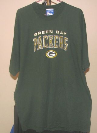 Green Bay Packers Nfl Pro Player Vintage Team Logo 3xl T - Shirt