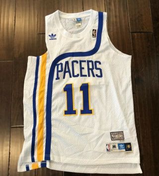 Indiana Pacers Billy Keller 1971 - 1976 Adidas Stitched Basketball Jersey Men M