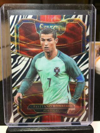 2016 - 17 Select Soccer Cristiano Ronaldo Terrace Level Zebra Print 24/25 Portugal