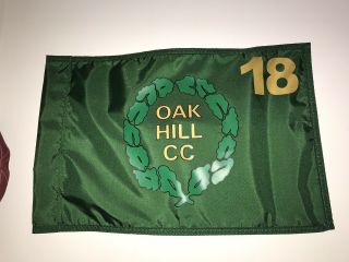 Golf Flag Oak Hill Cc Us Open Pga Championship Ryder Cup Donald Ross 18th Hole