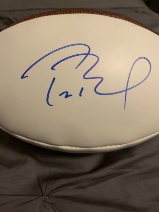 Tom Brady Hand Signed Autographed The Duke Ball