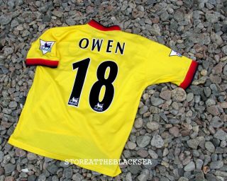 Liverpool 1997 1999 18 Owen Away Football Soccer Shirt Jersey Trikot Reebok