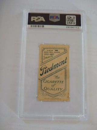 T206 Ty Cobb Piedmont 350 PSA 1.  5 Graded Baseball Card 2