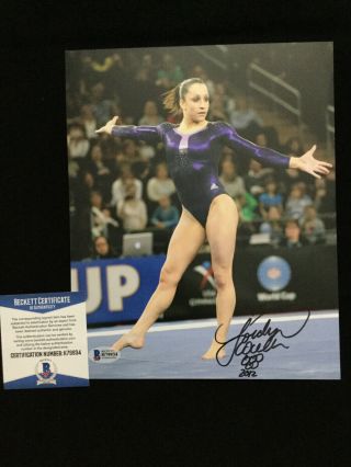 Jordyn Wieber Signed 8x10 Photo Beckett Bas Usa Olympic Gymnastics Legend 13