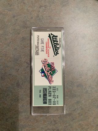 1988 World Series Ticket Stub