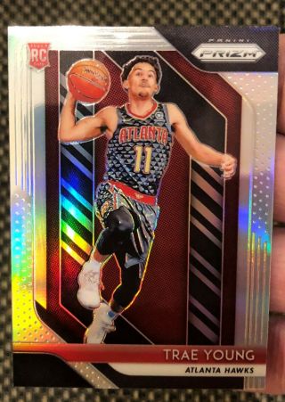 2018/19 Prizm Basketball Trae Young Rookie Silver Prizm