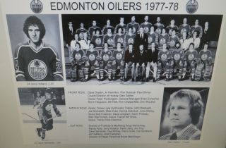 1977 - 78 Edmonton Oilers WHA photos 8x10 Semenko Troy Flett Chipperfield Widing 6