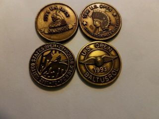 1992 1993 1994 1995 Us Open Ball Markers Pga