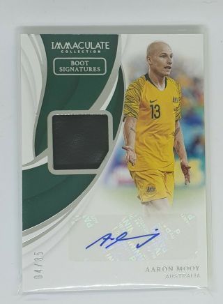 2018 - 19 Immaculate Soccer Aaron Mooy Boot Signatures Australia 4/35