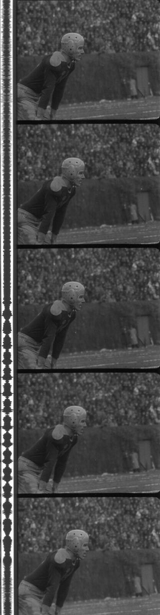 1944 Don Hutson GREEN BAY PACKERS - 35mm Football Film Strip 2