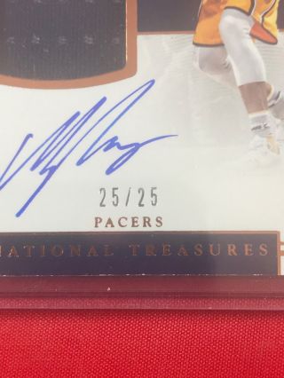 MYLES TURNER - 2016 - 17 National Treasures ' Clutch Factor ' JERSEY PATCH AUTO /25 2
