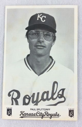 1984 Paul Splittorff,  Kansas City Royals Team Issue Photo