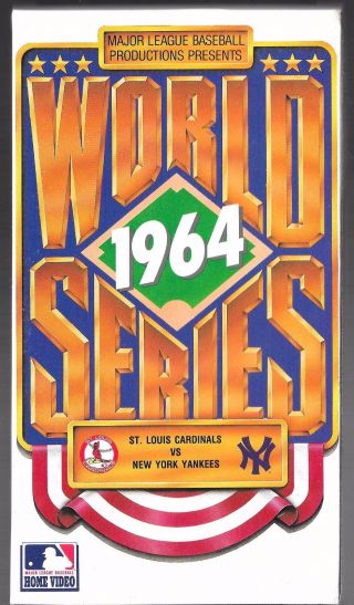 Mlb World Series Video Vintage Rare 1964 St.  Louis Cardinals Vs York Yankees